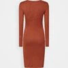 Anna Field CREW AUSSCHNITT RIPP TOP BODYCON MINI STRICKKLEID - Kotelomekko -Vaatteiden Promootio 50dda04dbdac48a983d13b1aececd811