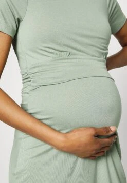 SHORT SLEEVES RUCHED WAIST MINI FLARED DRESS - Trikoomekko -Vaatteiden Promootio 642d80165ad64bb3a32364f3cbfdbc90