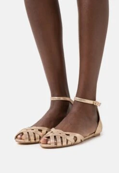 LEATHER - Avokärkiset Ballerinat