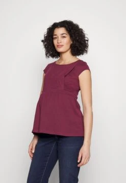 MATERNITY BABY DOLL NURSING TEE - Printtipaita