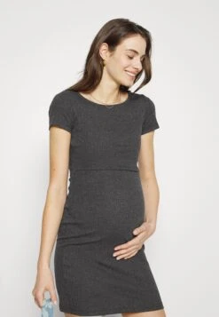 SHORT SLEEVES - Trikoomekko - Mottled Dark Grey -Vaatteiden Promootio c43c1acc53fa4f7aba38b9e5cc96a3b1